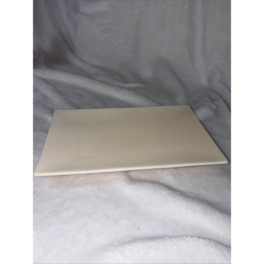 Rectangle Ceramic platter Decorative Use Only Not Food Safe Zen-inspired modern